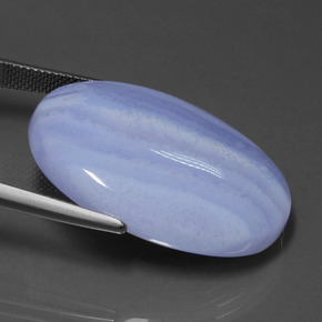 Ágata multicolor natural de 42,01 ct, corte óvalo, translúcido