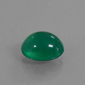 Ágata Verde bosque natural de 1.94 ct, Corte Óvalo, Translúcido