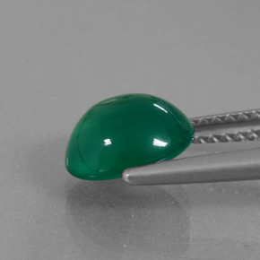Ágata Verde bosque natural de 1.94 ct, Corte Óvalo, Translúcido