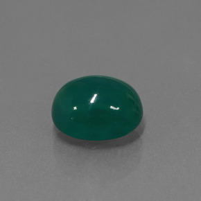 Ágata Verde natural de 3.00 ct, Corte Óvalo, Translúcido