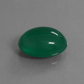 Ágata Verde amarillento natural de 6.62 ct, Corte Óvalo, Translúcido