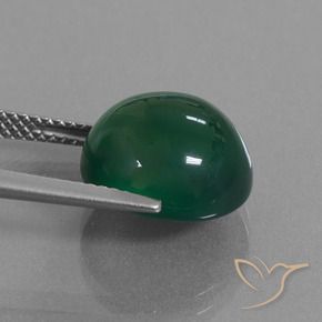 Ágata Multicolor natural de 8.11 ct, Ovalada, Translúcido