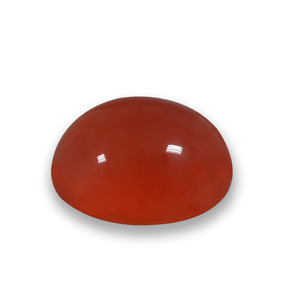 Ágata naranja natural de 4,64 ct, corte óvalo, translúcido