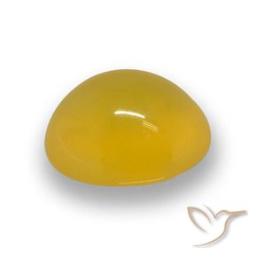 Ágata Amarillo púrpura natural de 6.00 ct, Corte Óvalo, Translúcido