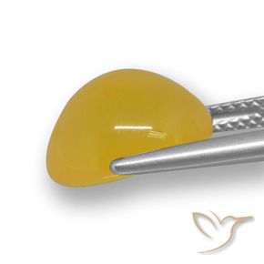 Ágata Amarillo púrpura natural de 6.00 ct, Corte Óvalo, Translúcido