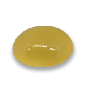 Ágata Amarillo natural de 3.65 ct, Corte Óvalo, Translúcido
