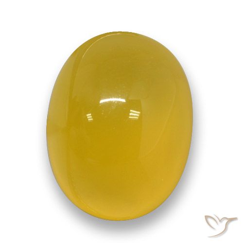 Ágata Amarillo púrpura natural de 5.49 ct, Corte Óvalo, Translúcido