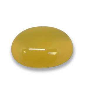 Ágata amarillo natural de 2,98 ct, corte óvalo, translúcido