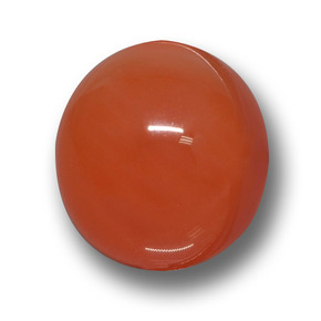 Ágata rojo natural de 5,61 ct, corte óvalo, translúcido