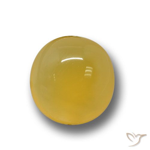 4.43ct Natural Amarillo púrpura Ágata, Ovalada, Translúcido