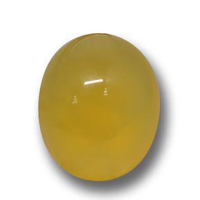 Ágata dorado natural de 4,22 ct, corte óvalo, translúcido