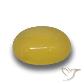 Ágata Naranja dorado natural de 5.84 ct, Ovalada, Translúcido