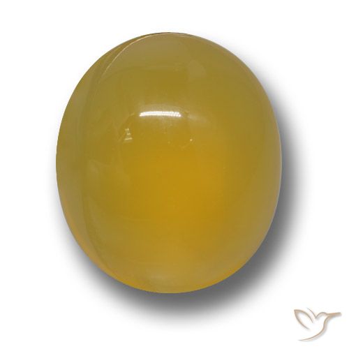 4.40ct Natural Amarillo miel Ágata, Ovalada, Translúcido