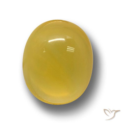 4.28ct Natural Amarillo púrpura Ágata, Ovalada, Translúcido