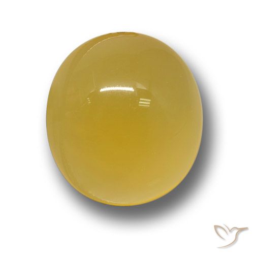 4.67ct Natural Amarillo púrpura Ágata, Ovalada, Translúcido