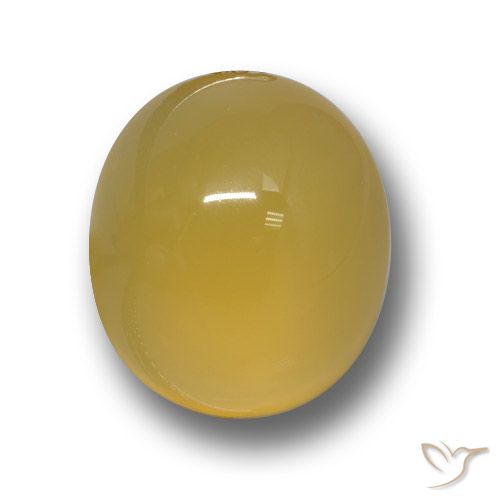 4.90ct Natural Naranja dorado Ágata, Ovalada, Translúcido