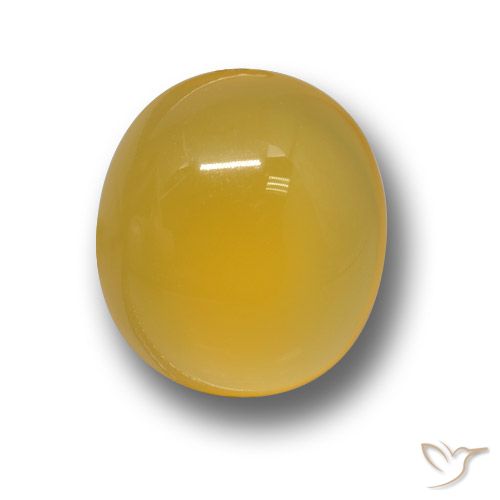 5.70ct Natural Naranja dorado Ágata, Ovalada, Translúcido
