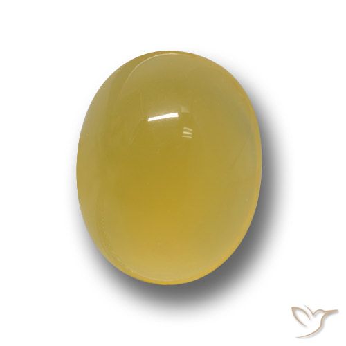 3.84ct Natural Amarillo miel Ágata, Ovalada, Translúcido, Photo A