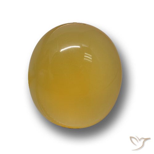 4.23ct Natural Amarillo vivo Ágata, Ovalada, Translúcido