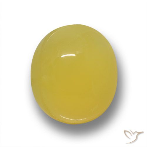 4.03ct Natural Amarillo medio Ágata, Ovalada, Translúcido