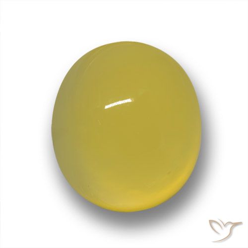5.28ct Natural Dorado amarillento Ágata, Ovalada, Translúcido
