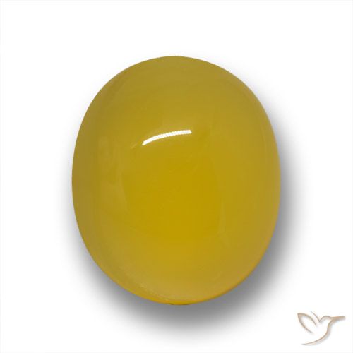 4.50ct Natural Amarillo miel Ágata, Ovalada, Translúcido