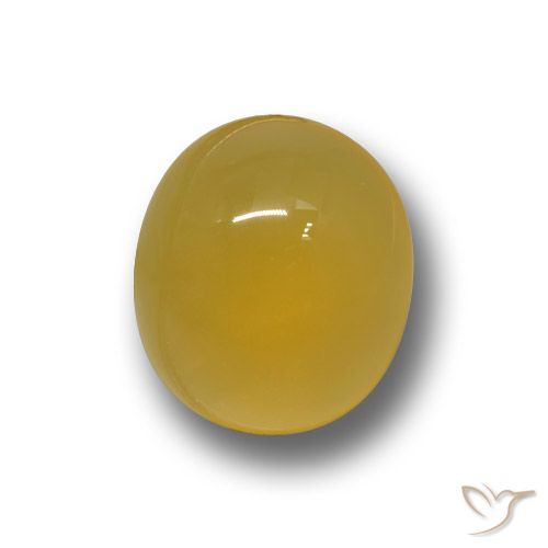 4.96ct Natural Amarillo púrpura Ágata, Ovalada, Translúcido