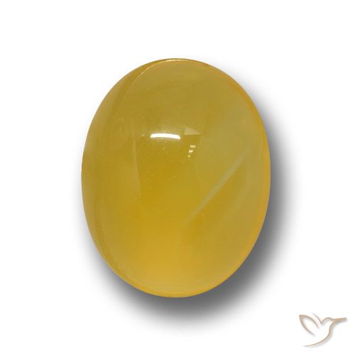 3.64ct Natural Amarillo púrpura Ágata, Ovalada, Translúcido