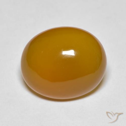 5.53ct Natural Marrón naranja Ágata, Ovalada, Translúcido
