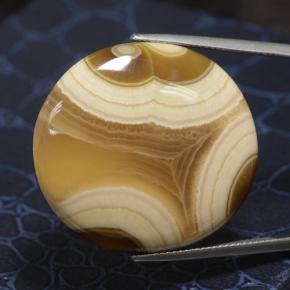 Ágata multicolor natural de 92,48 ct, corte óvalo, opaco