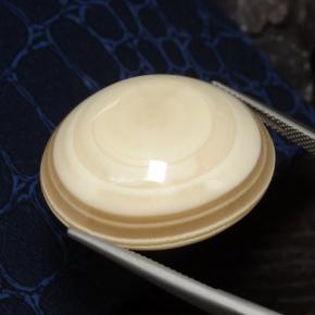 Ágata multicolor natural de 78,01 ct, corte redondo, opaco