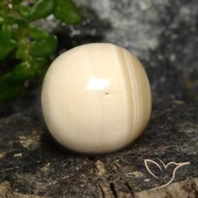 Ágata Multicolor natural de 9.61 ct, Esfera / Bola, Opaco