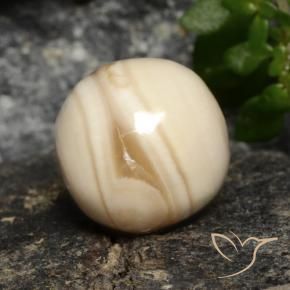 Ágata Multicolor natural de 8.64 ct, Esfera / Bola, Opaco