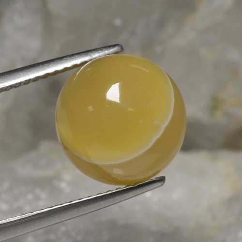 Ágata multicolor natural de 10,83 ct, esfera / bola, translúcido
