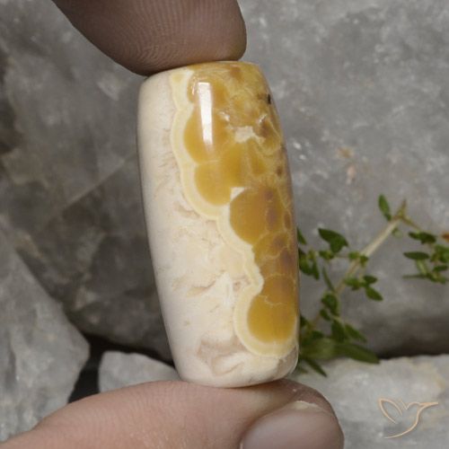 Ágata multicolor natural de 56,94 ct, forma elegante, opaco