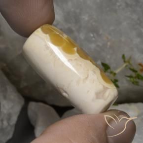 Ágata multicolor natural de 56,94 ct, forma elegante, opaco