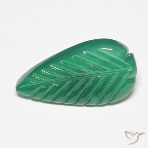 5.62ct Natural Verde medio Ágata, Elegante, Translúcido