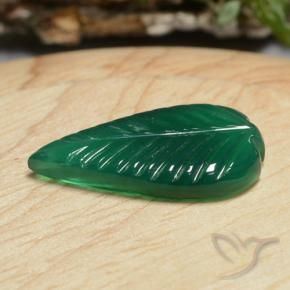 Ágata Verde medio natural de 5.19 ct, Elegante, Translúcido