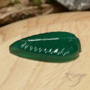 Ágata Verde medio natural de 5.23 ct, Elegante, Translúcido