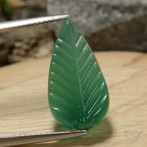 5.52ct Natural Verde amarillento Ágata, Elegante, Translúcido