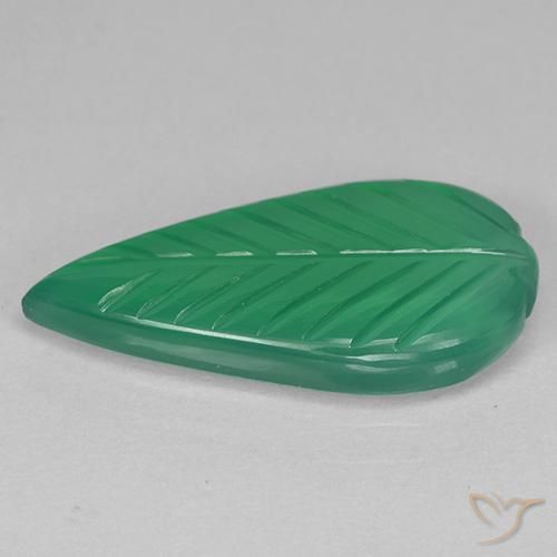 Ágata Verde medio natural de 4.23 ct, Elegante, Transparente