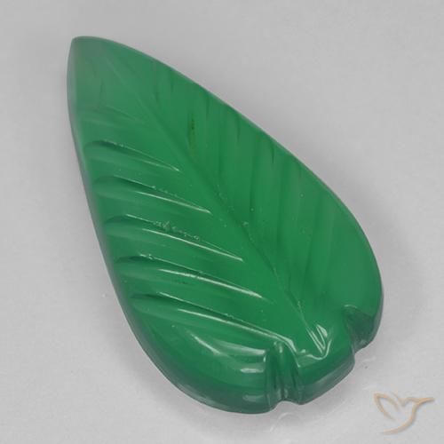 3.30ct Natural Verde medio Ágata, Elegante, Transparente