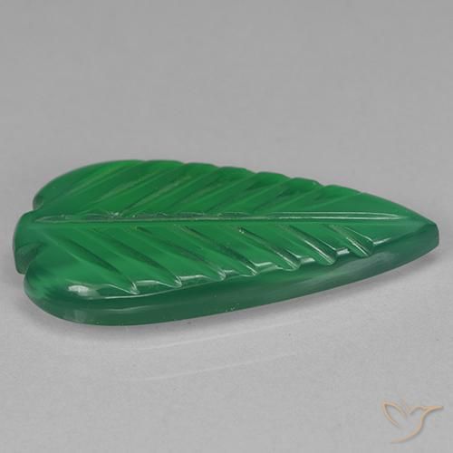 Ágata Verde medio natural de 3.60 ct, Elegante, Transparente