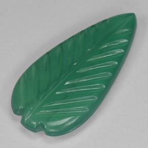 Ágata Verde cálido natural de 2.24 ct, Forma elegante, Translúcido