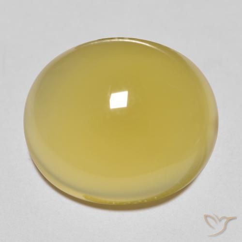 8.00ct Natural Dorado claro Ágata, Ovalada, Transparente