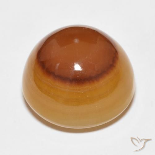 Ágata Multicolor natural de 23.05 ct, Redondo, Translúcido
