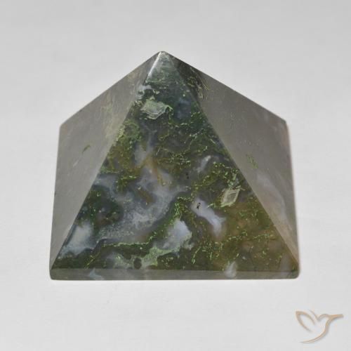 Ágata Verde con rojo natural de 128.79 ct, Cuadrado, Opaco
