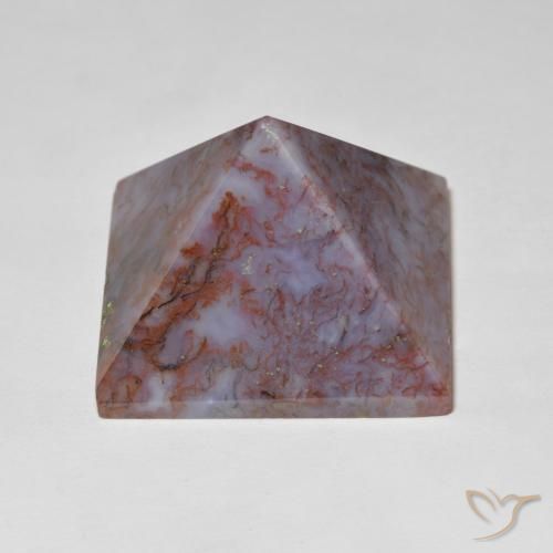 Ágata Multicolor natural de 83.49 ct, Cuadrado, Opaco