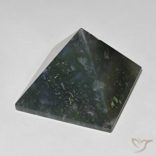 89.63ct Natural Verde medio Ágata, Cuadrado, Opaco