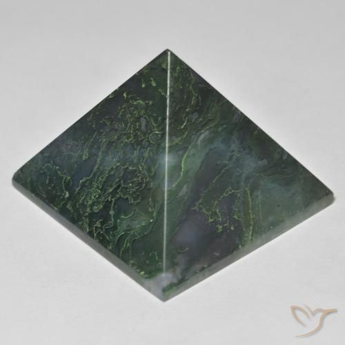 118.72ct Natural Verde medio Ágata, Cuadrado, Opaco